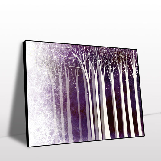 Enchanted Twilight Forest Canvas Wall Art