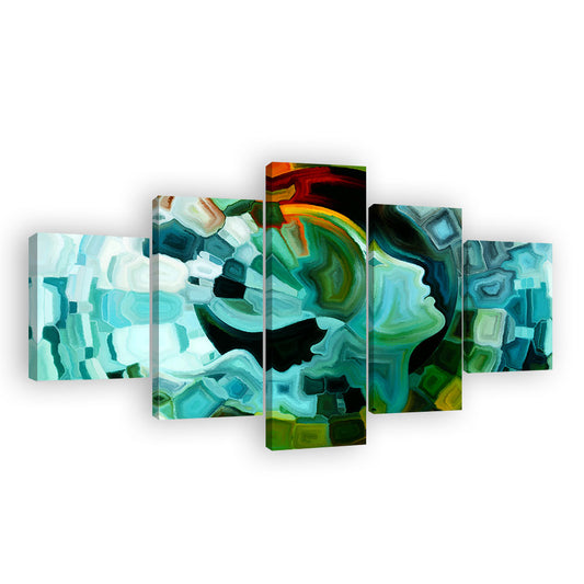 Abstract Creative Mind Canvas Wall Art