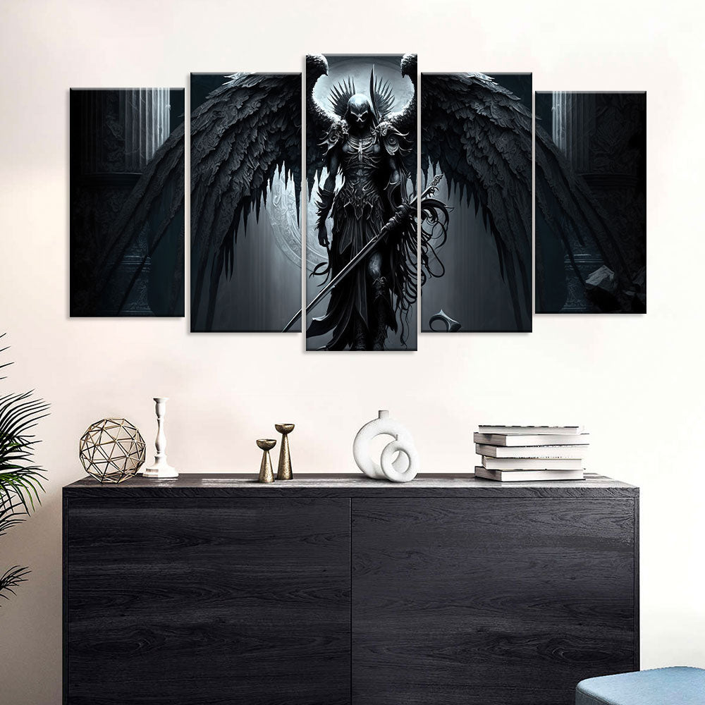 Angel of Death Canvas Wall Art