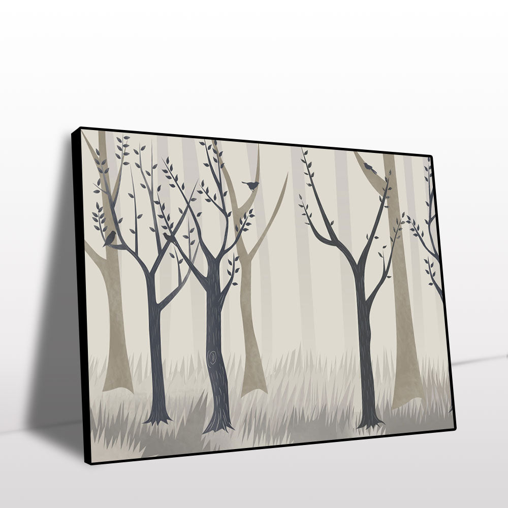 Whispering Forest Birds Canvas Wall Art