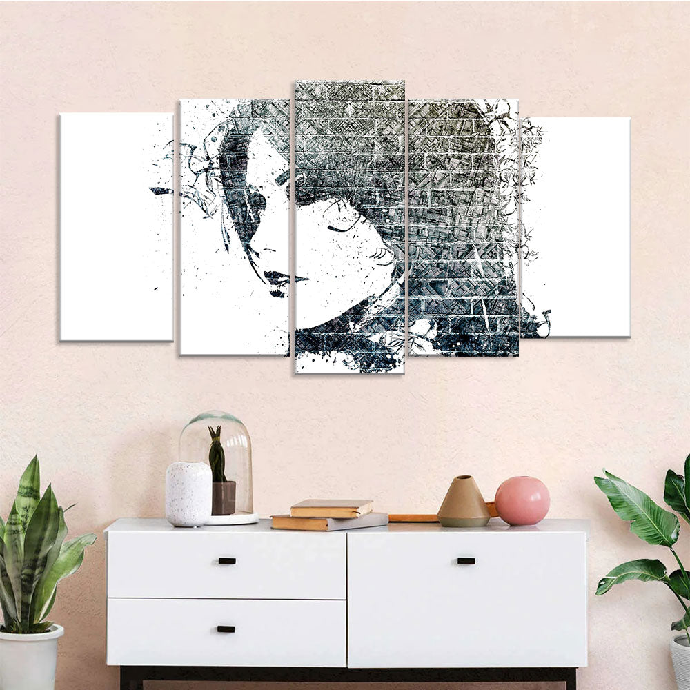 "Lost in Thoughts" Canvas Wall Art