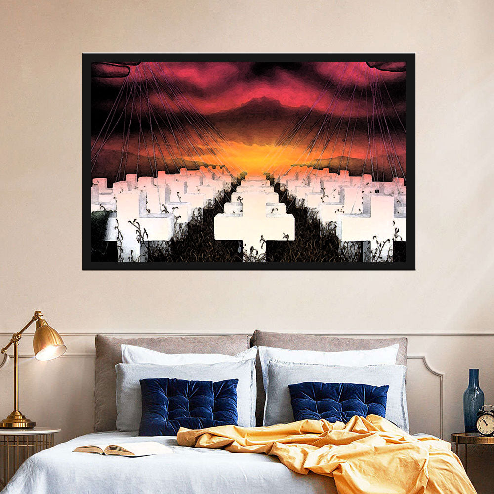 Metallica Master of Puppets Cover Canvas Wall Art