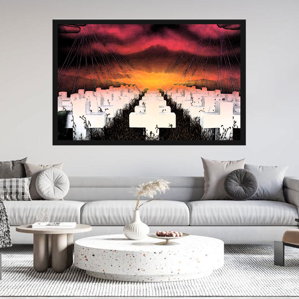 Metallica Master of Puppets Cover Canvas Wall Art