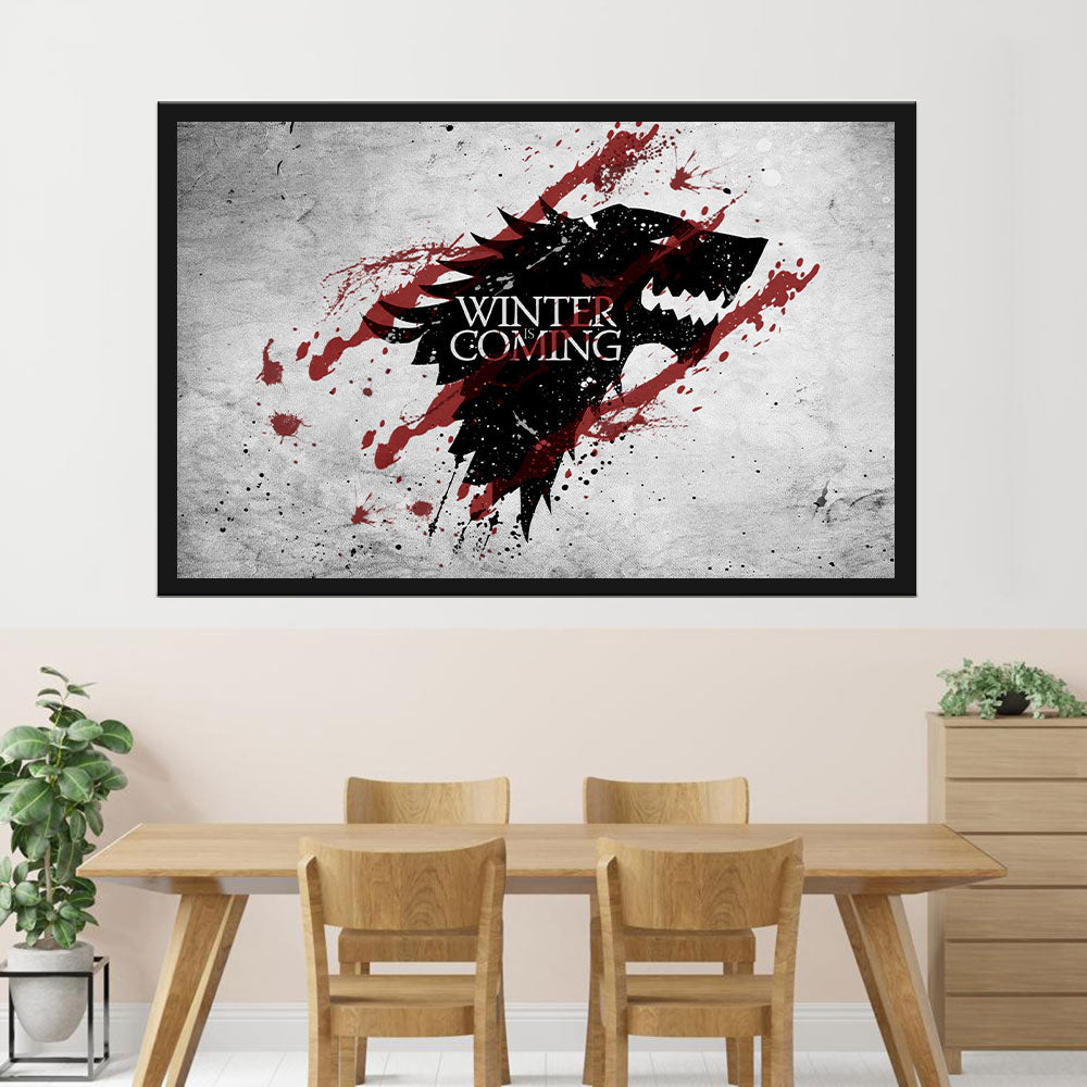 Game of Thrones Winter is Coming Canvas Wall Art