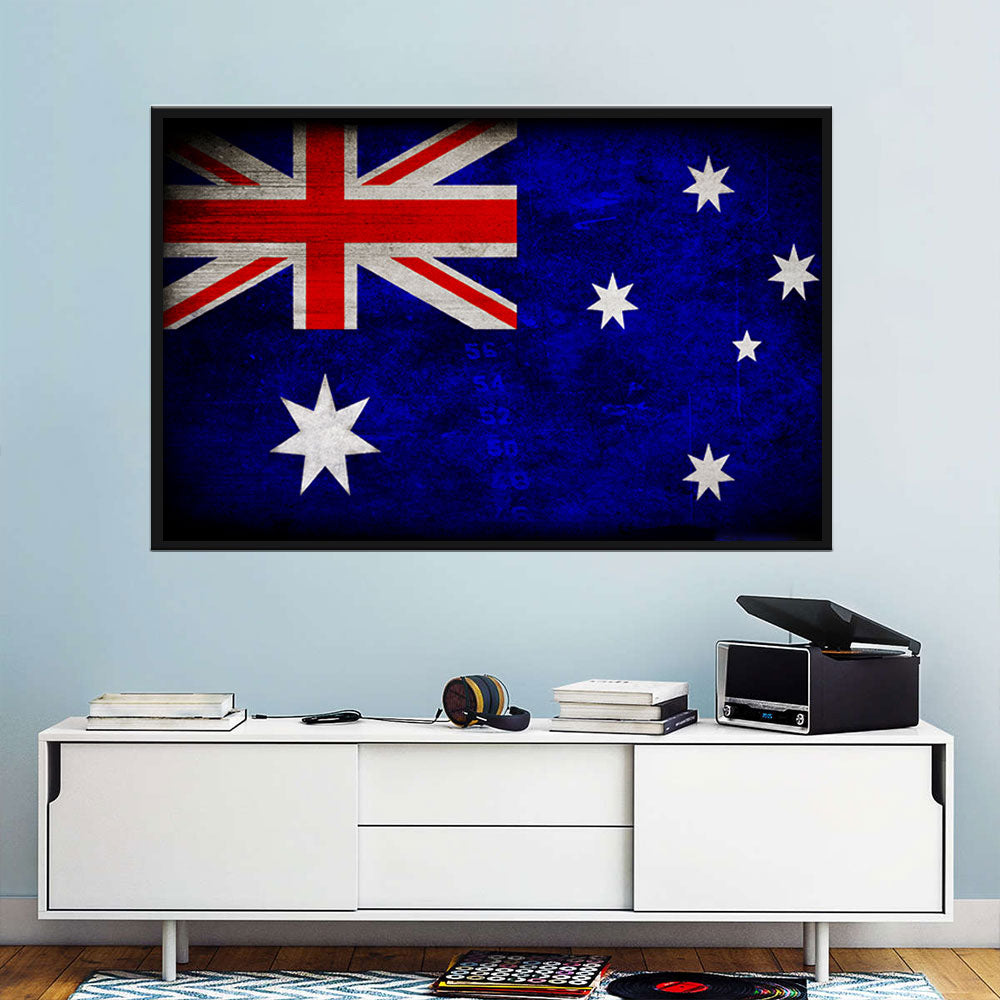 Australian Flag Canvas Wall Art