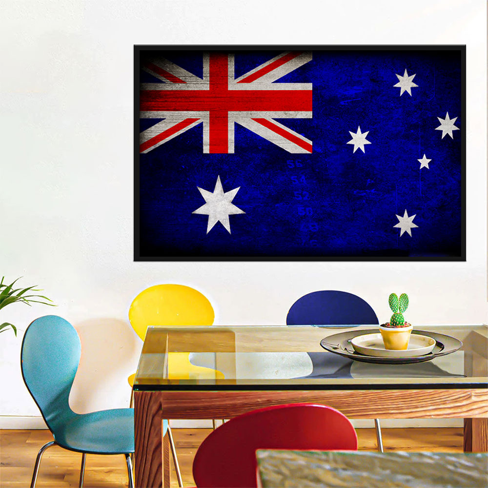 Australian Flag Canvas Wall Art