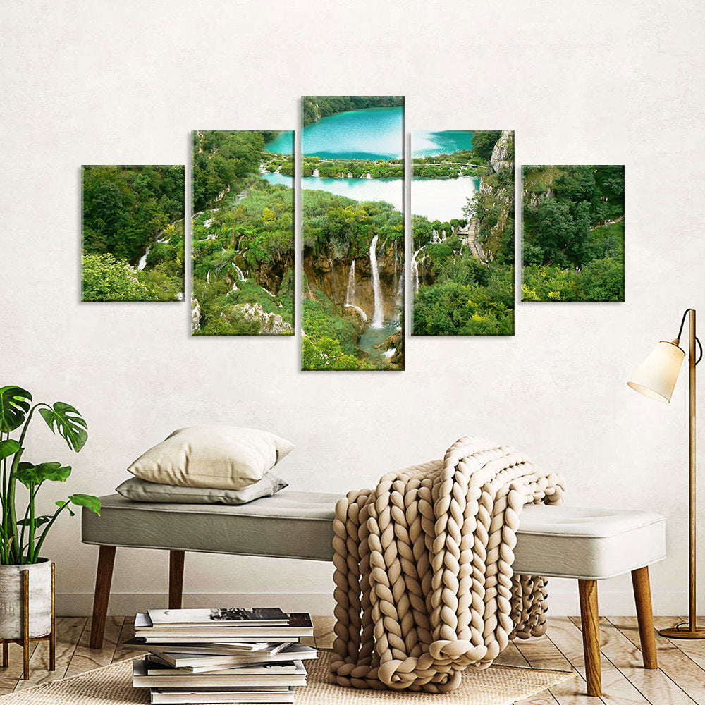 Plitvice Lakes National Park Canvas Wall Art