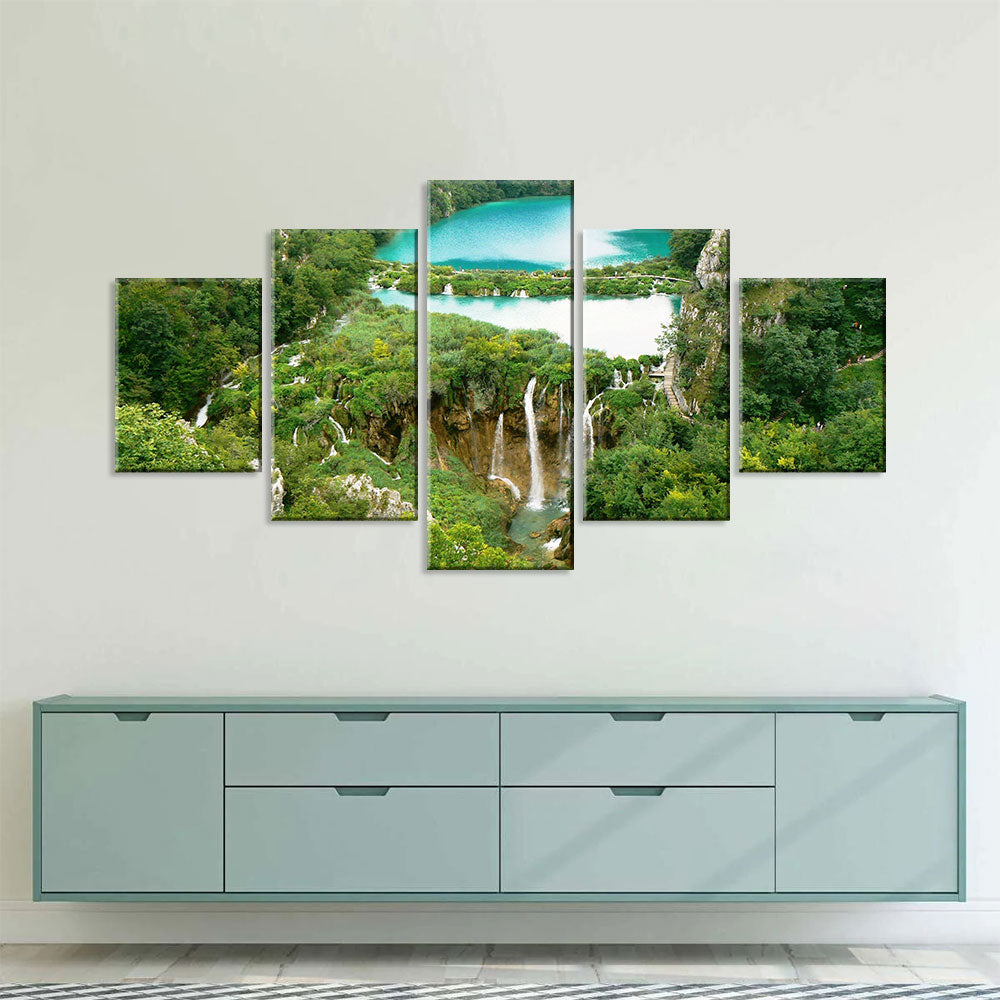 Plitvice Lakes National Park Canvas Wall Art