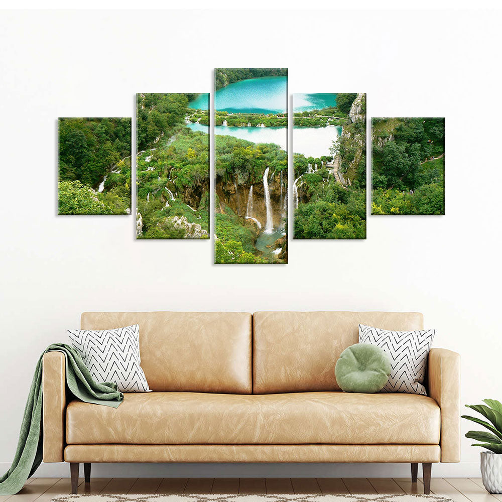 Plitvice Lakes National Park Canvas Wall Art