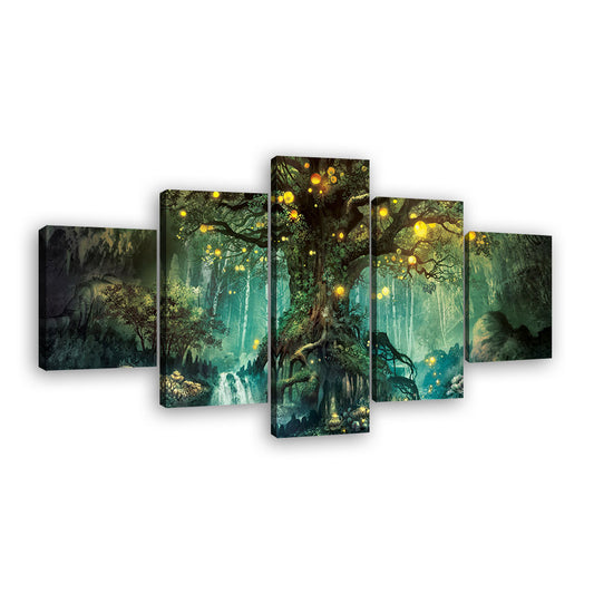 Fantasy Tree of Life Canvas Wall Art