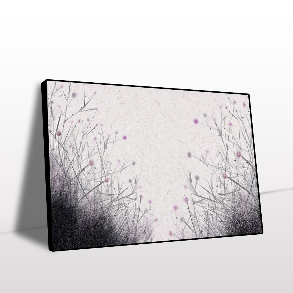 Delicate Wildflowers Canvas Wall Art