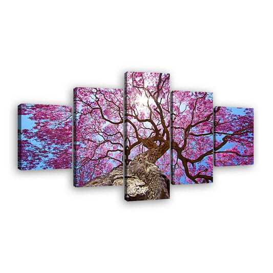 Magenta Lapacho Tree Canvas Wall Art