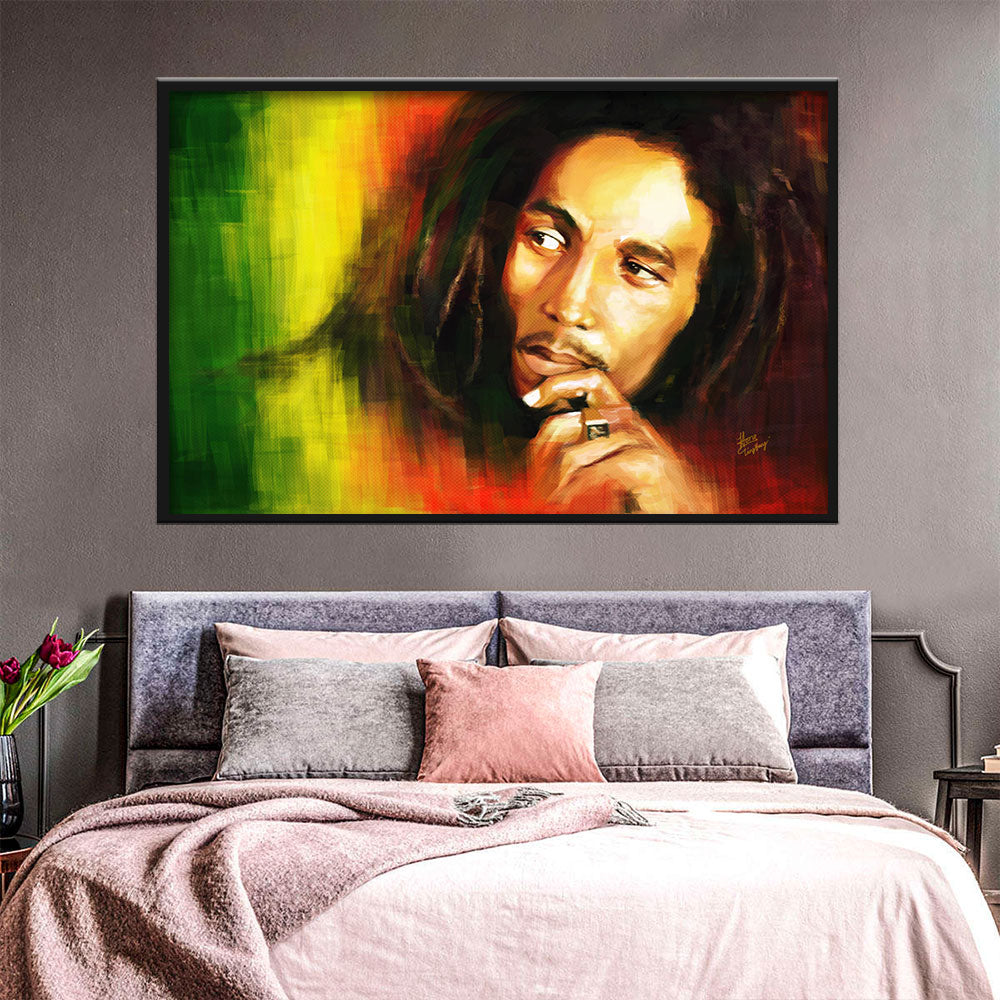 Legendary Bob Marley Canvas Wall Art