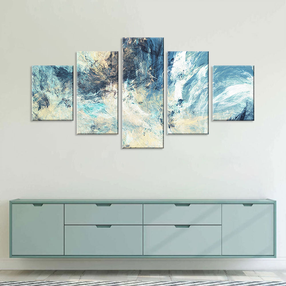  Dynamic Abstract Texture Canvas Wall Art