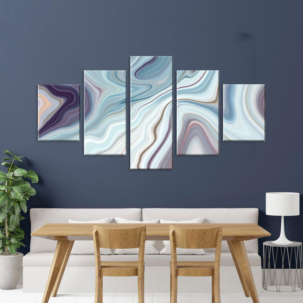 Colorful Agate Stone Canvas Wall Art