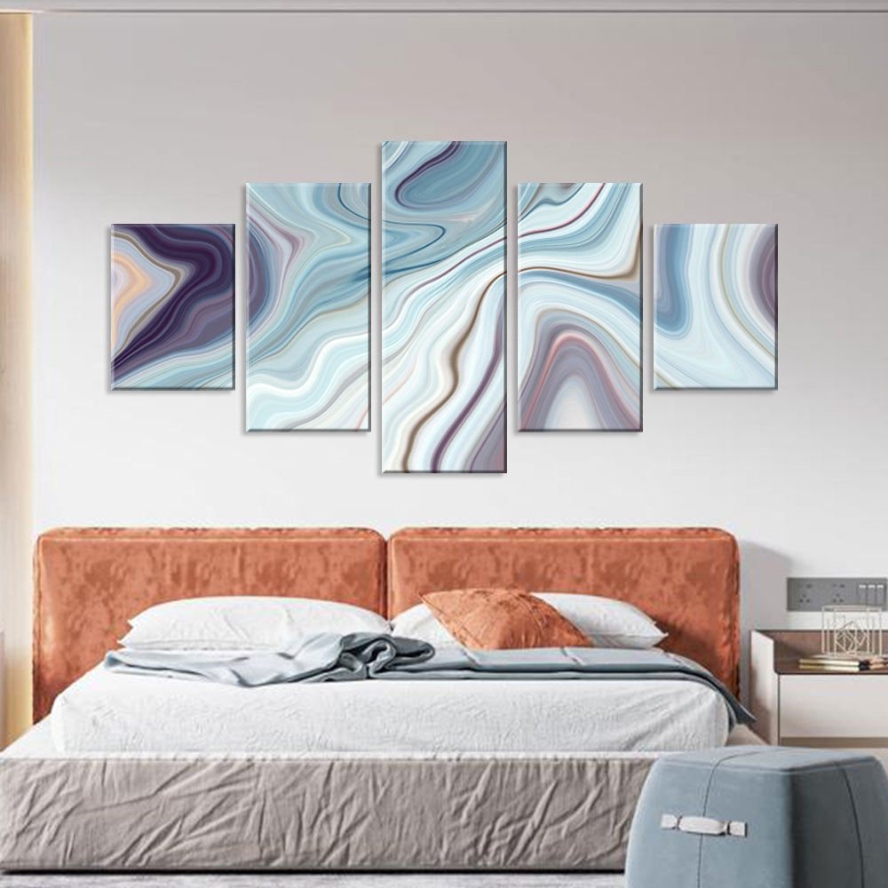 Colorful Agate Stone Canvas Wall Art