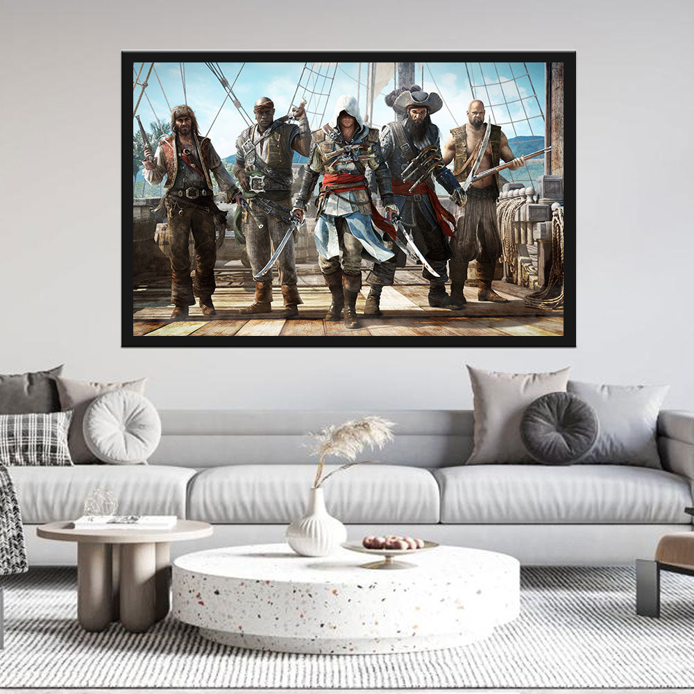 Assassin's Creed Black Flag Canvas Wall Art