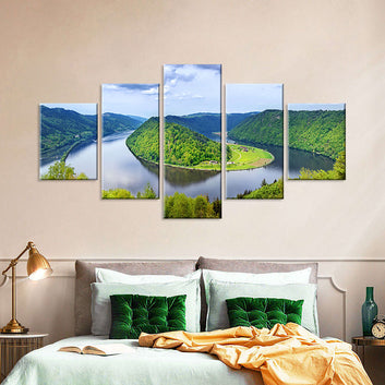 Danube River Canvas Wall Art