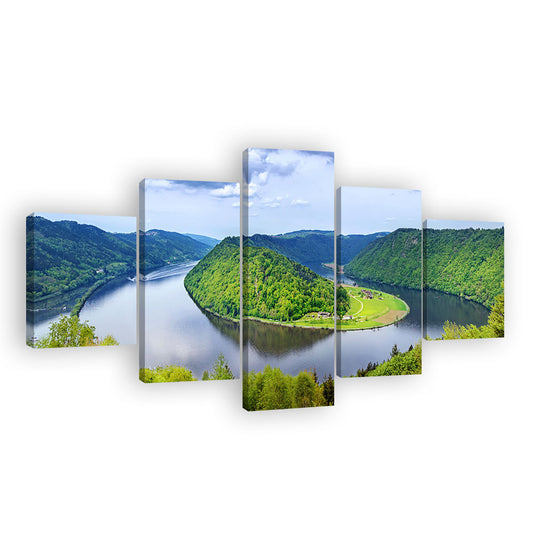 Danube River Canvas Wall Art