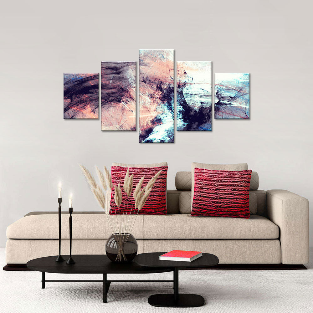  Abstract Color Dynamic canvas wall art