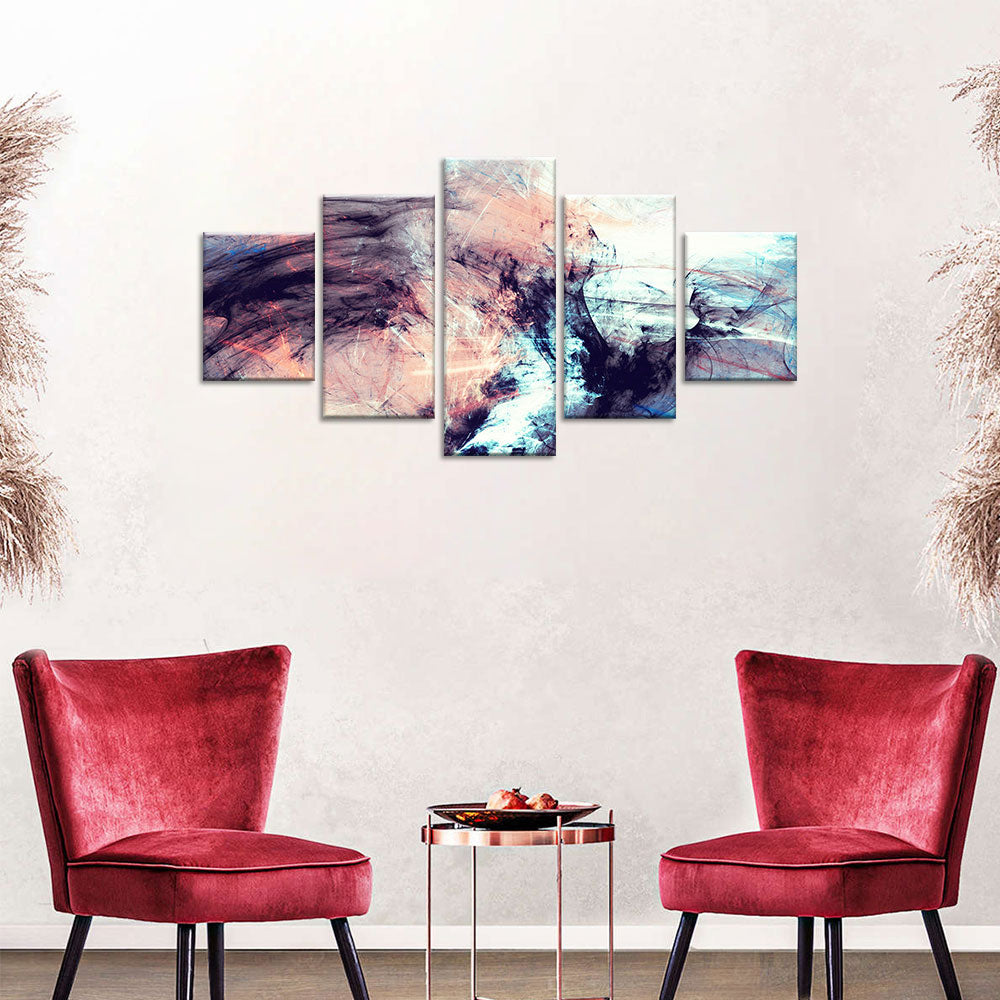  Abstract Color Dynamic canvas wall art