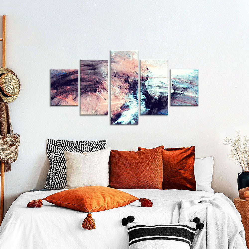  Abstract Color Dynamic canvas wall art