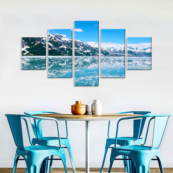 Alaska Glaciers Canvas Wall Art