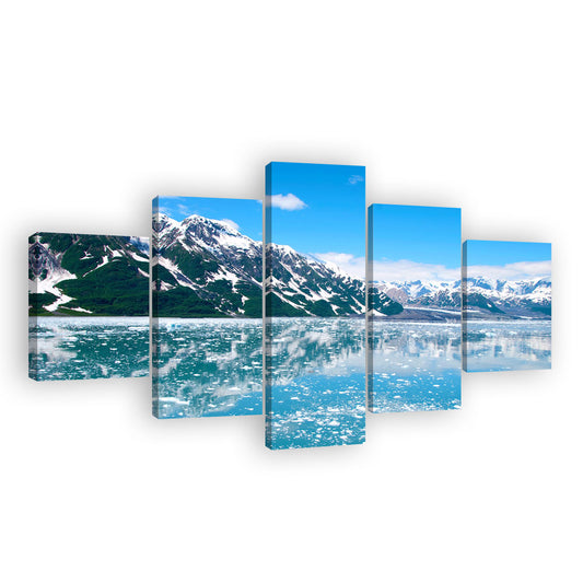 Alaska Glaciers Canvas Wall Art