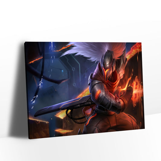 League of Legends Yasuo Canvas Wall Art