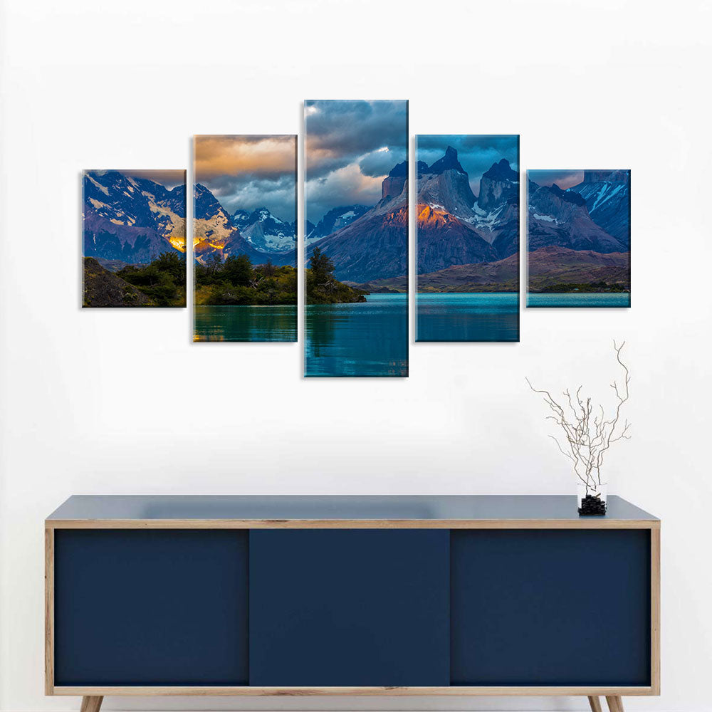 Torres del Paine National Park Canvas Wall Art