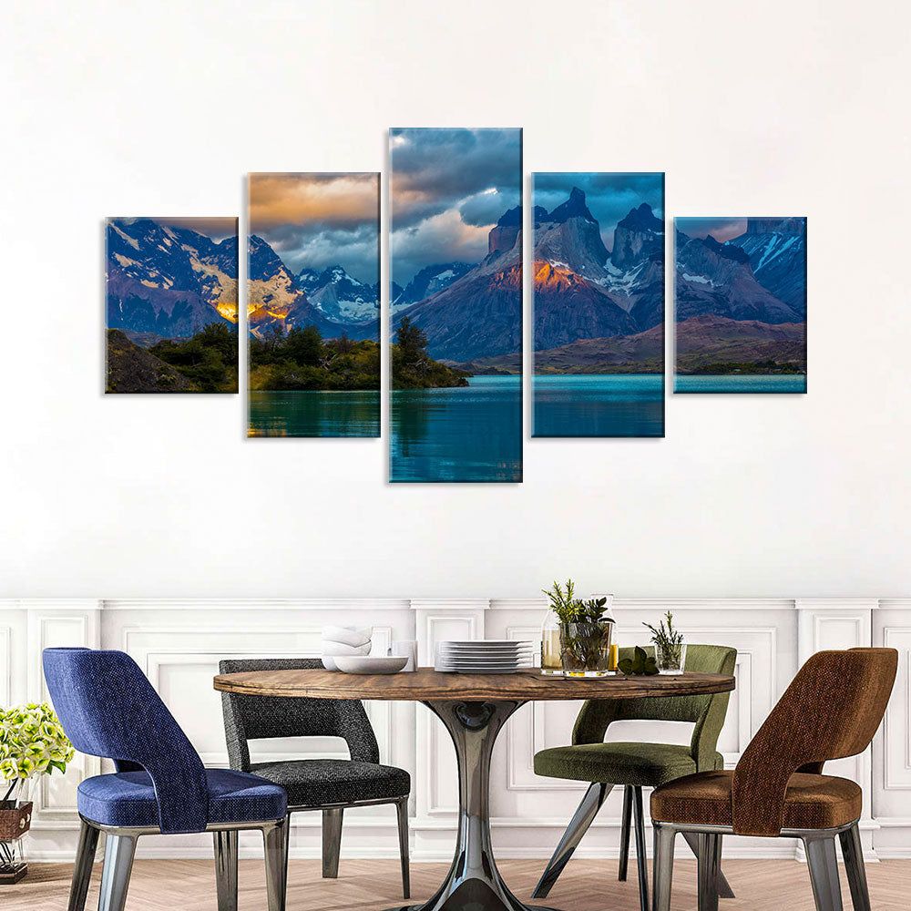 Torres del Paine National Park Canvas Wall Art