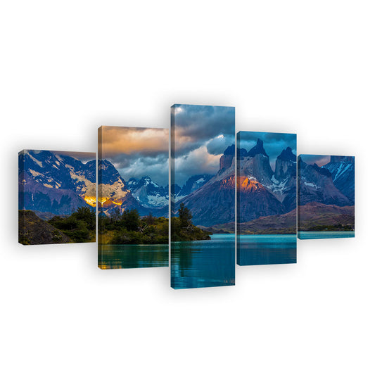 Torres del Paine National Park Canvas Wall Art