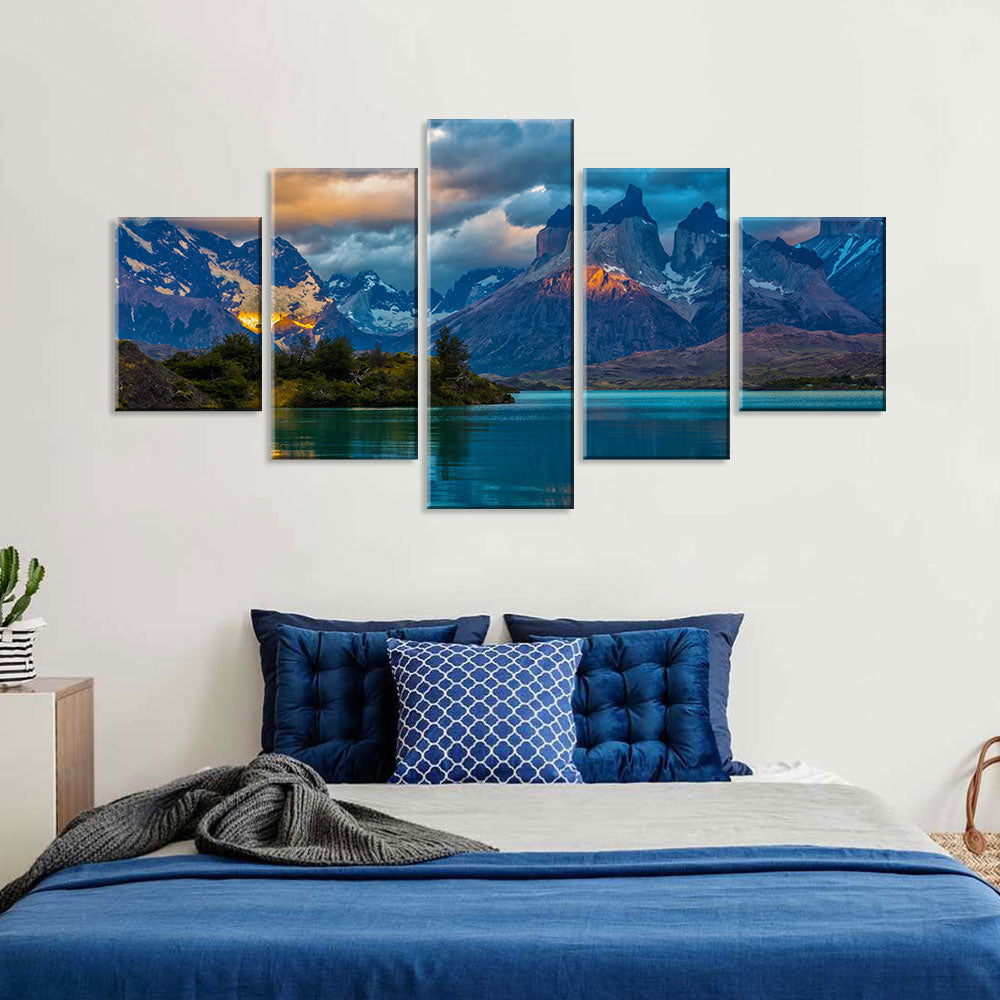 Torres del Paine National Park Canvas Wall Art