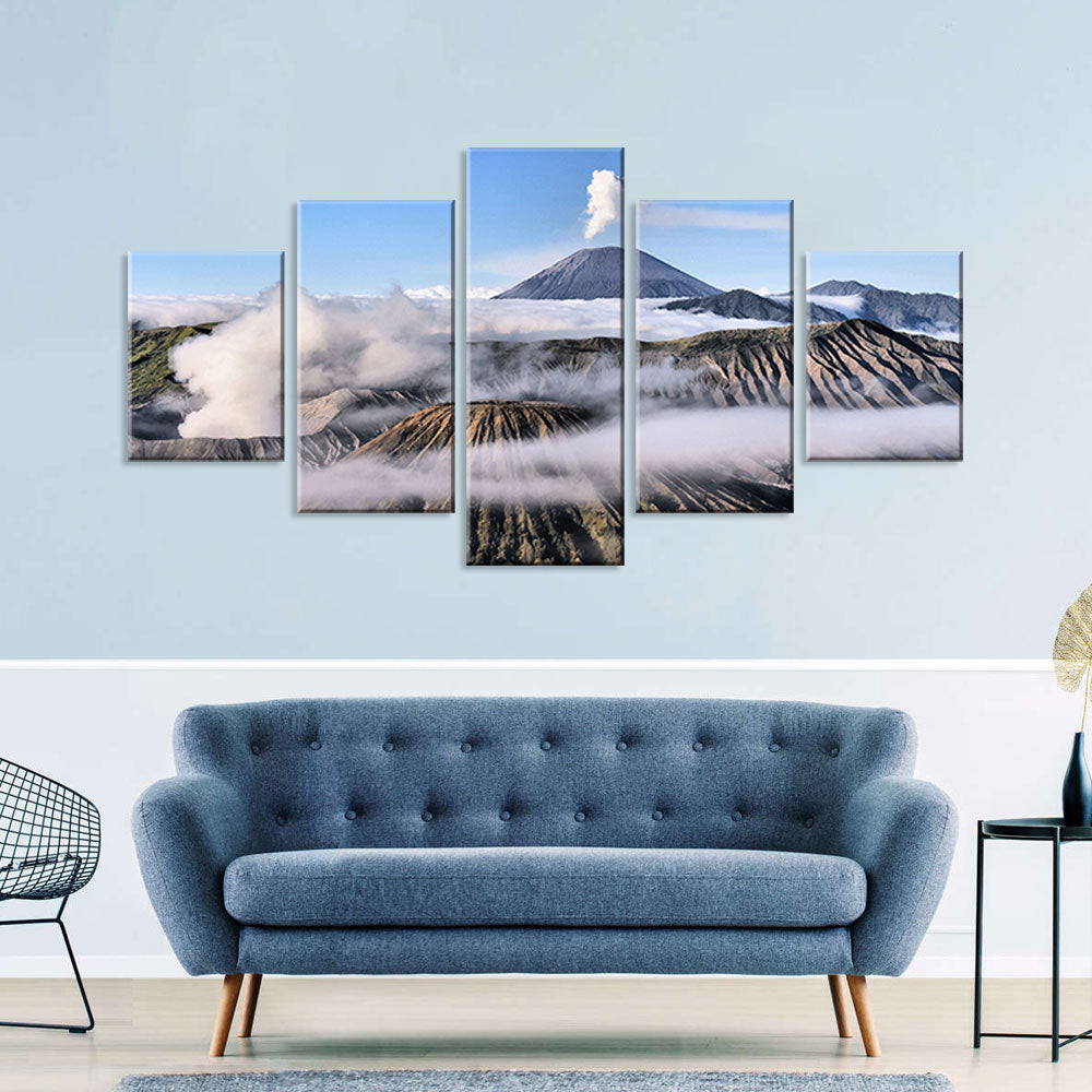 Mountain Bromo Canvas Wall Art