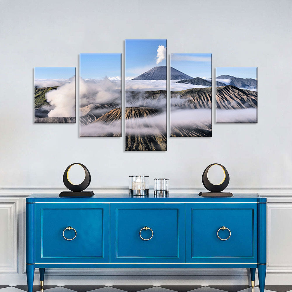 Mountain Bromo Canvas Wall Art