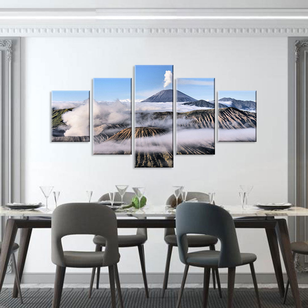 Mountain Bromo Canvas Wall Art