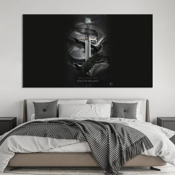 Game of Thrones Eagle and Sword Canvas Wall Art