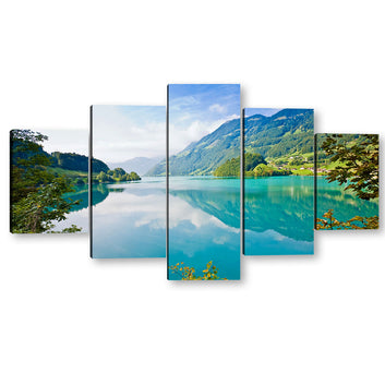 Serenity Lakeview Canvas Wall Art