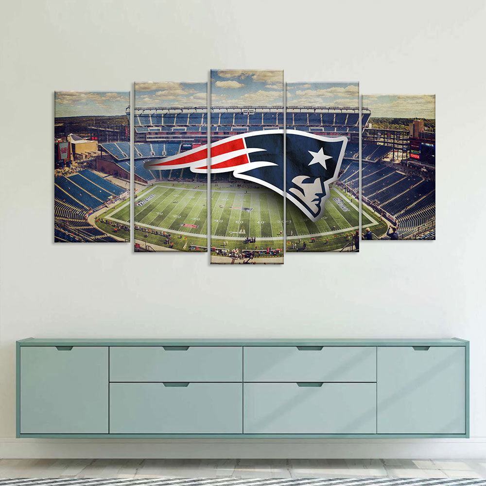 New England Patriots Stadium Canvas Wall Art