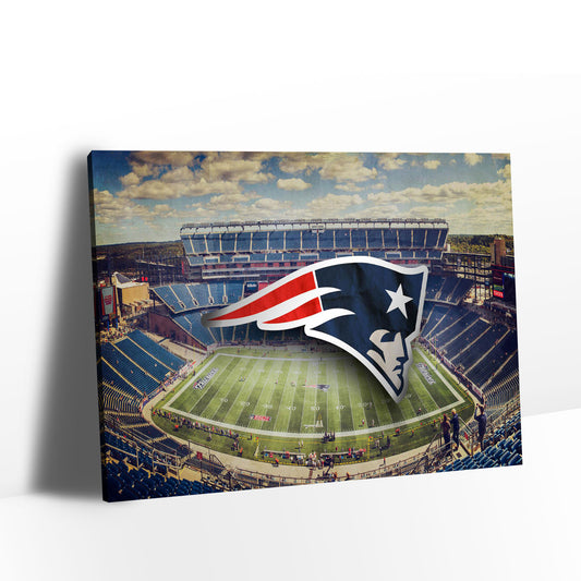 New England Patriots Stadium Canvas Wall Art