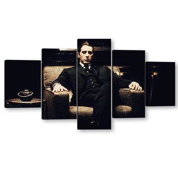 Michael Corleone in The Godfather Canvas Wall Art