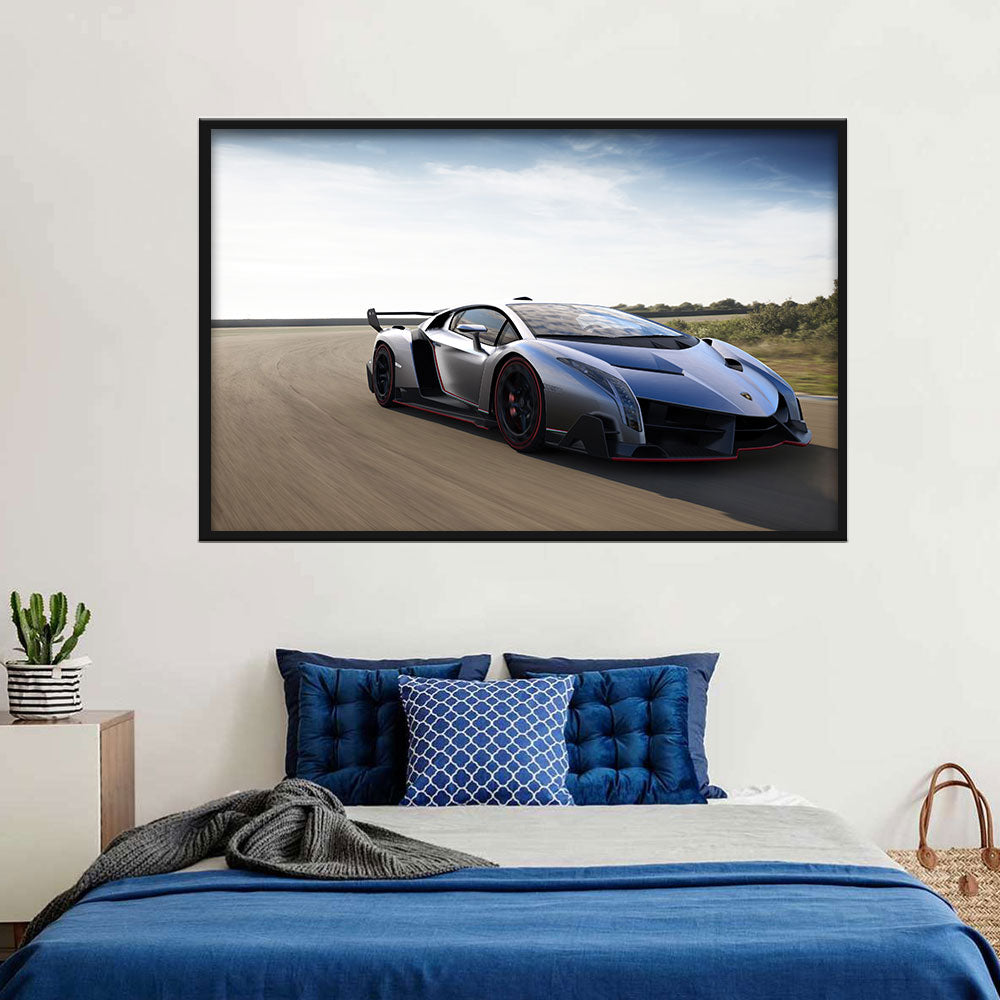 Lamborghini Veneno Canvas Wall Art