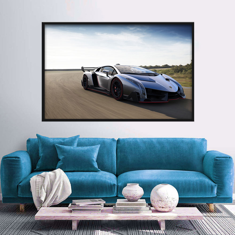 Lamborghini Veneno Canvas Wall Art