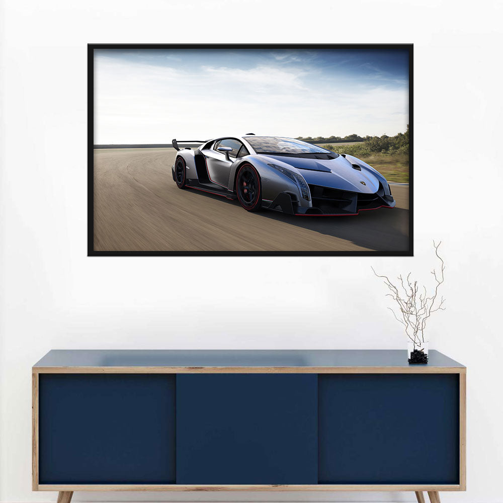 Lamborghini Veneno Canvas Wall Art