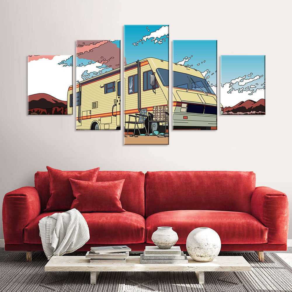 Breaking Bad RV Scene Canvas Wall Art