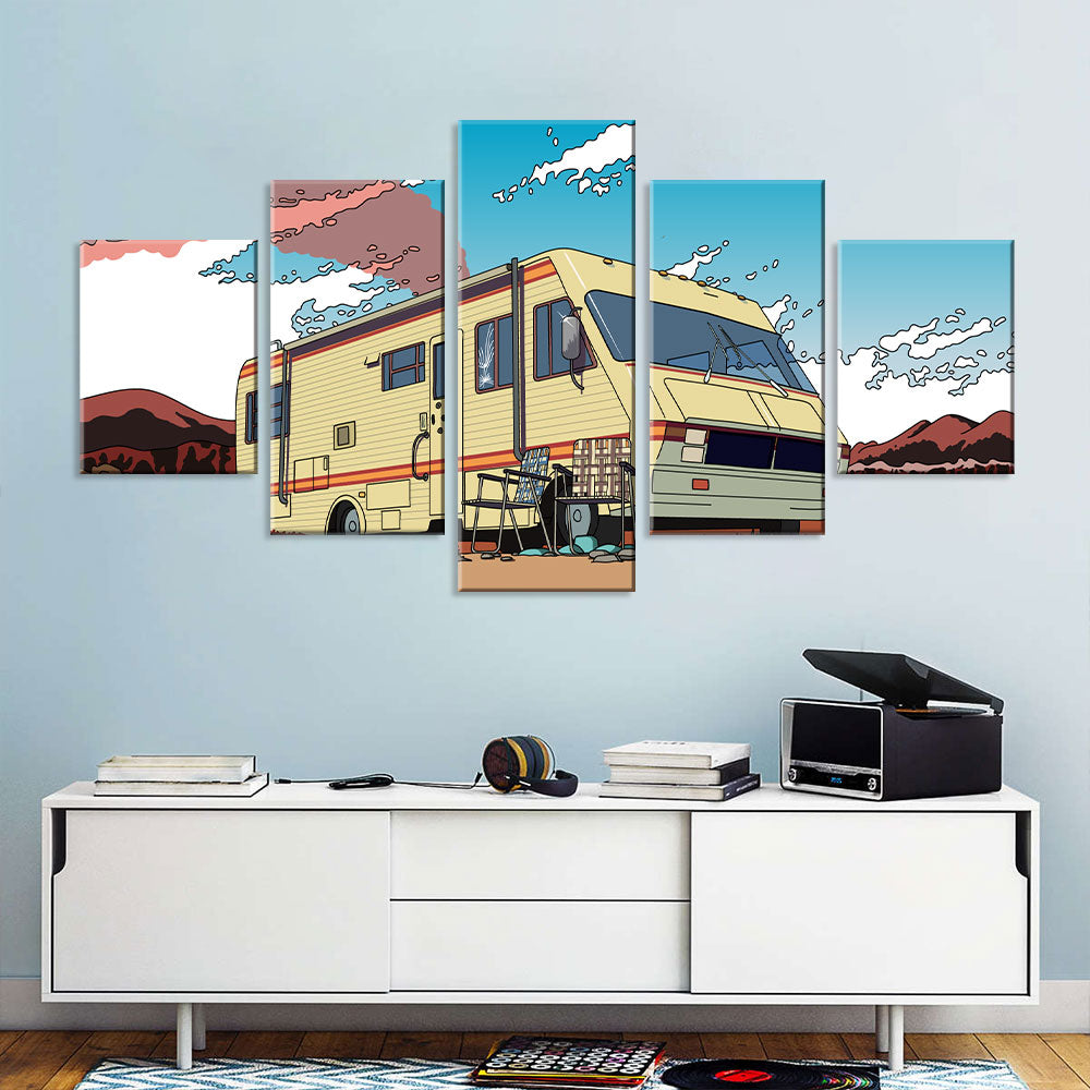 Breaking Bad RV Scene Canvas Wall Art