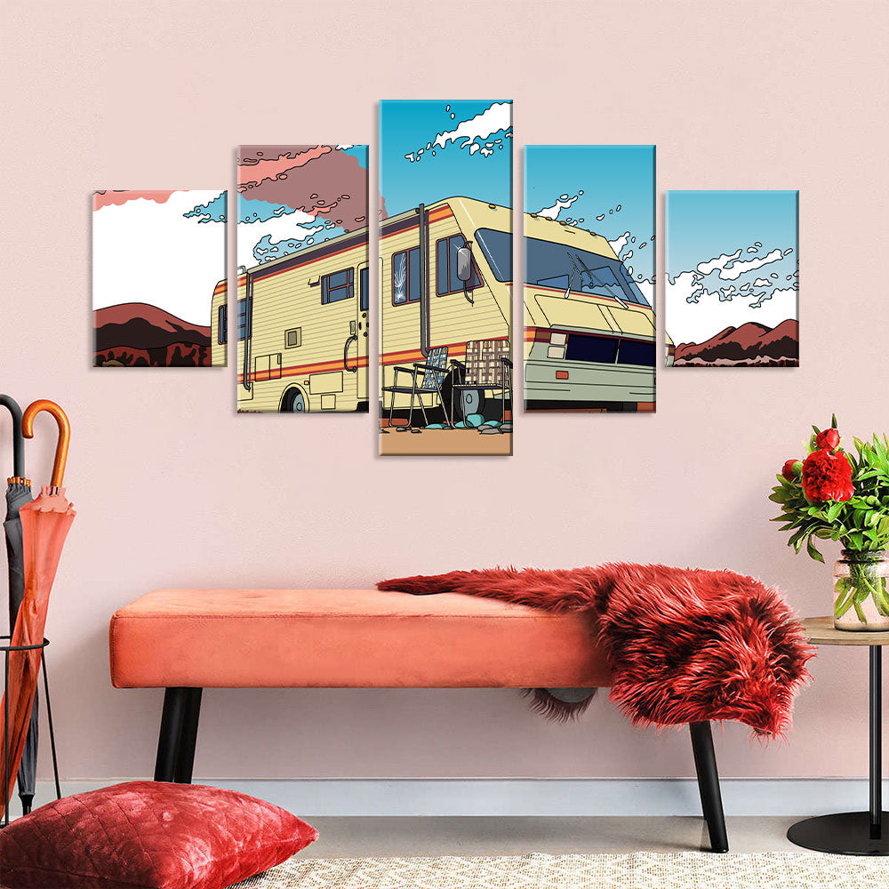 Breaking Bad RV Scene Canvas Wall Art