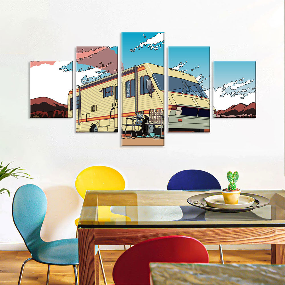 Breaking Bad RV Scene Canvas Wall Art