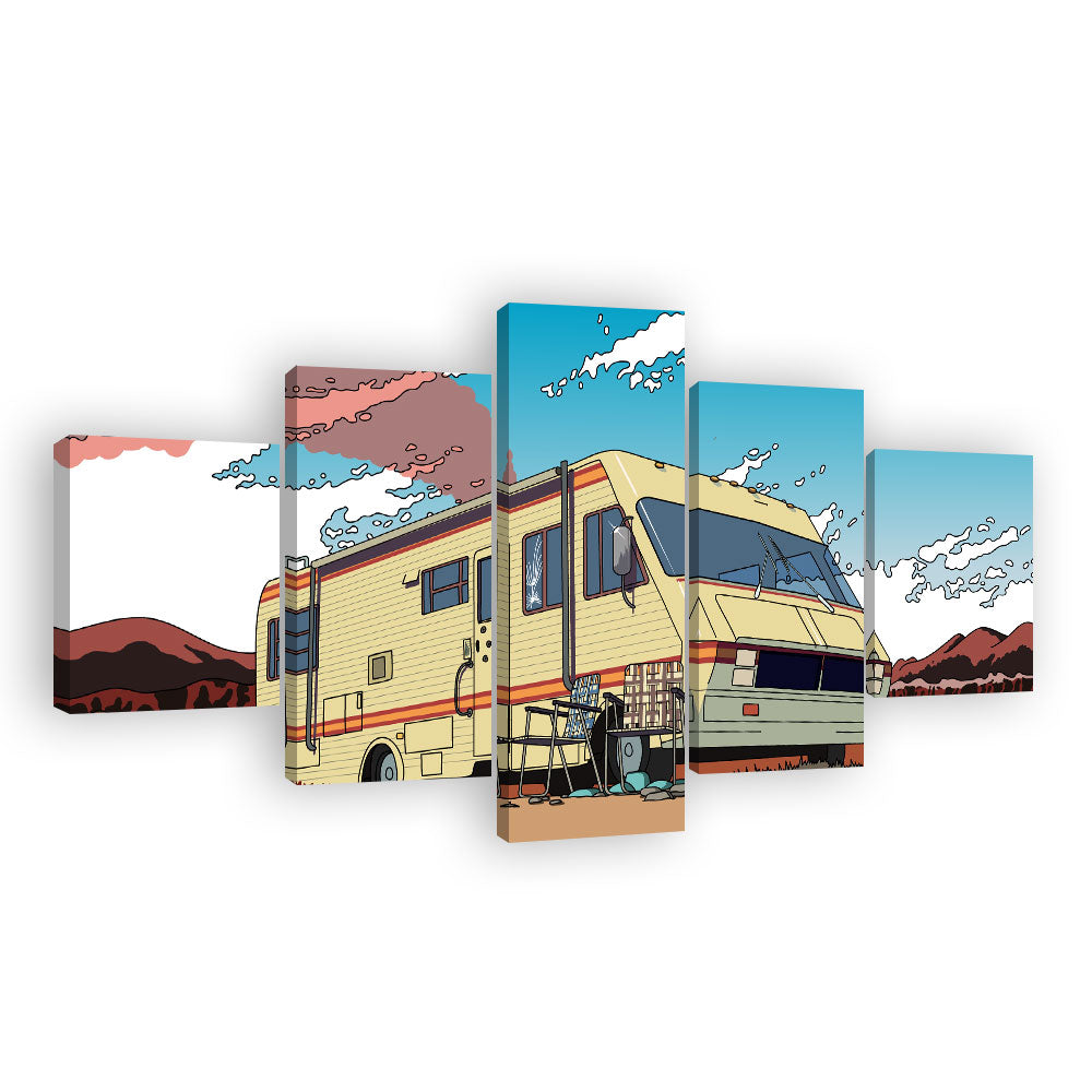 Breaking Bad RV Scene Canvas Wall Art