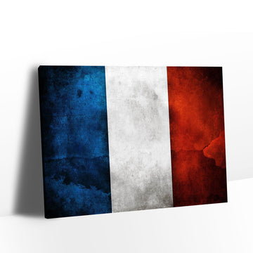 Flag of France Canvas Wall Art